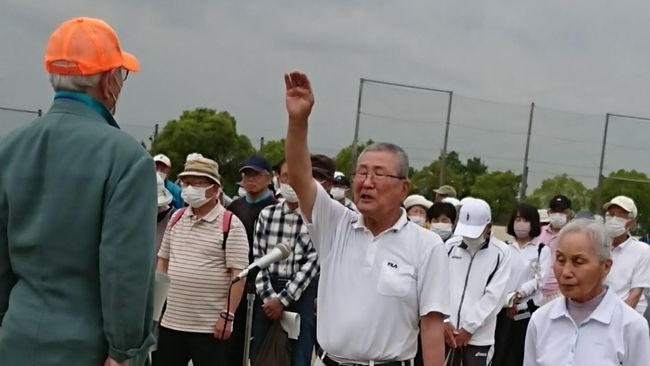 「はつらつクラブ岡崎 ５０周年記念スポーツ大会・第８回グラウンド・ゴルフ大会」に参加しました。
