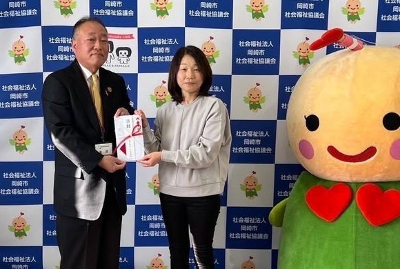 （株）江山自動車様からご寄付をいただきました。